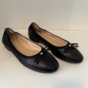 Cole Haan Black Leather‎ bow Keira Ballet Flats size 11